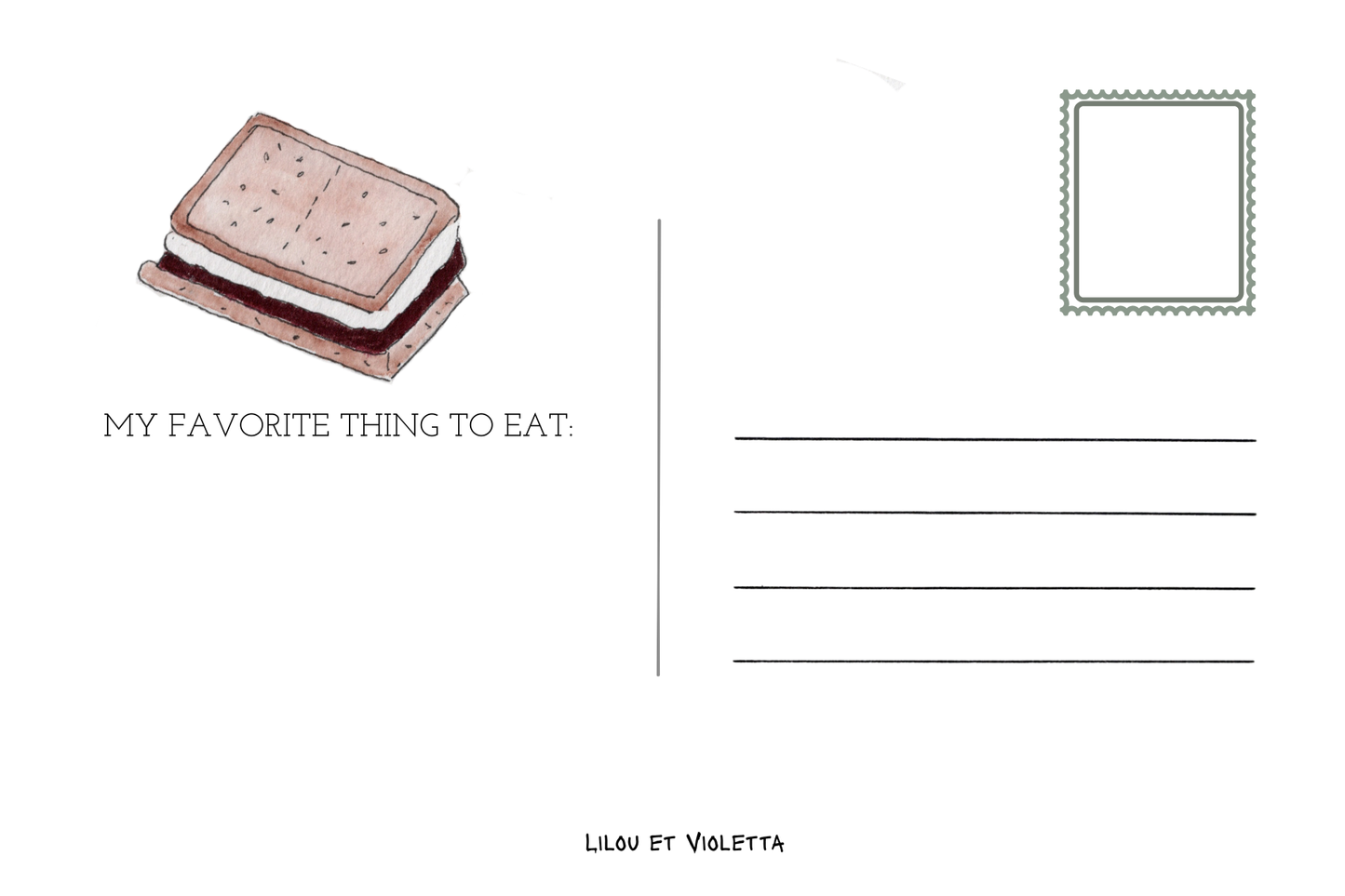 Camp Postcards: For Campers to Send Home